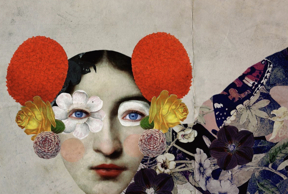 Collage of bright images that represent a cultural festival